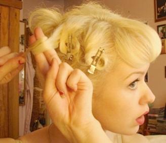 Pin curls